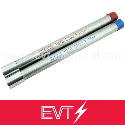 Galvanised Steel Gi Conduit Pipe BS4568 BS31