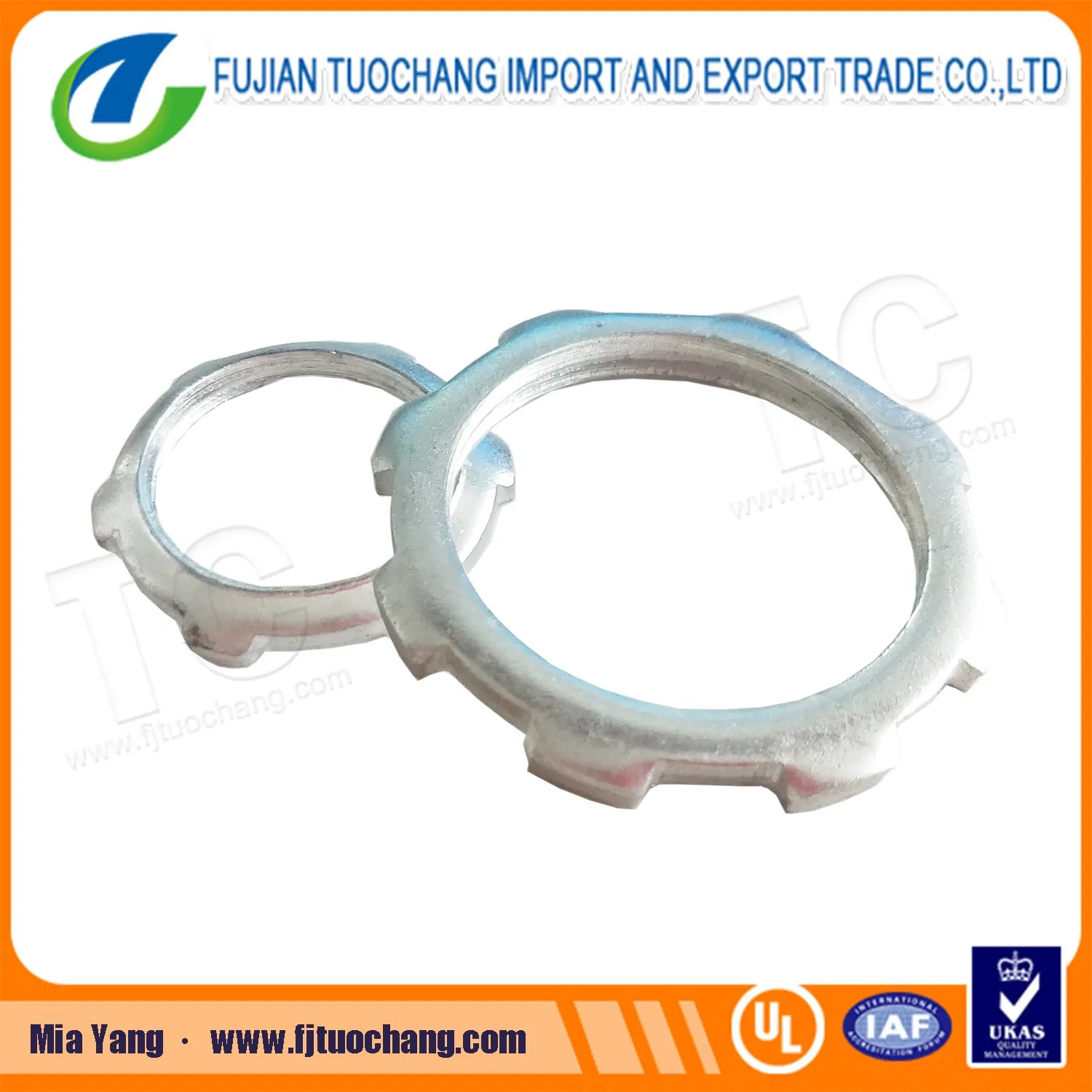 Lock Nut for Threaded Rigid/IMC Conduit and Fitting