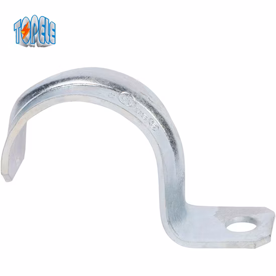 Zinc Plated Steel EMT Conduit and Fittings UL Listed with One-Hole Clip / EMT Conduit Strap