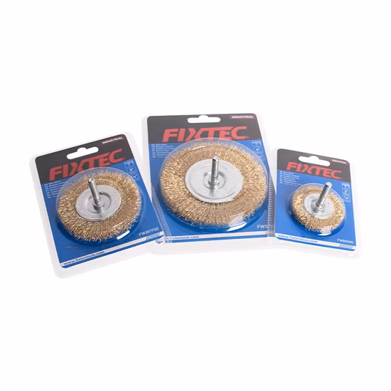 Fixtec Unfolded Metal Steel Wire Brush Wheel Power Tool Accessories
